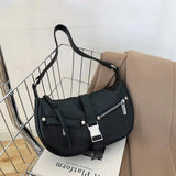Women's Leather Shoulder Bag Sport Style Handbag