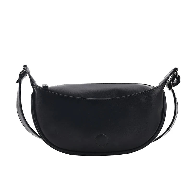 Casual Shoulder Bags For Women Adjustable Strap Hobo Bag Half Moon