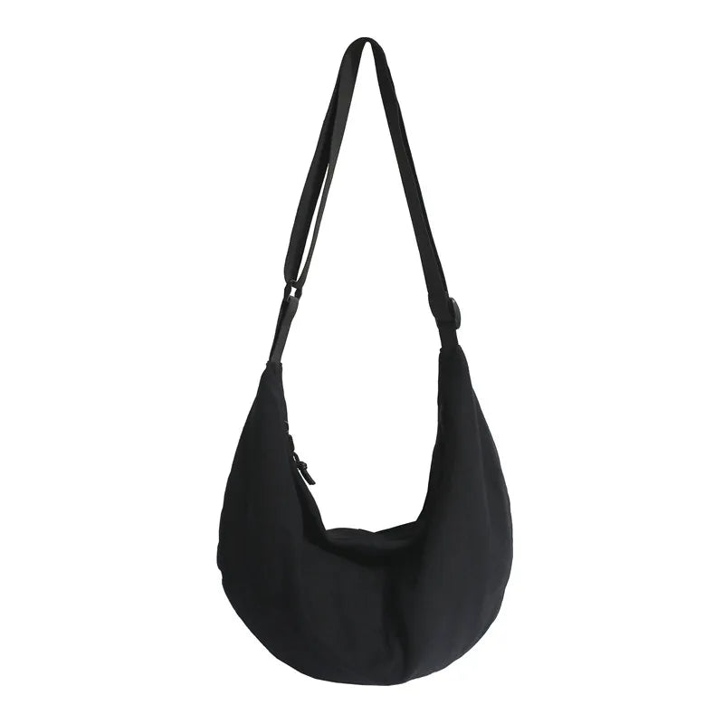 Casual Shoulder Bags Solid Women Bags Washed Canvas Packs
