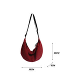 Casual Shoulder Bags Solid Women Bags Washed Canvas Packs