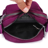Casual Small Flap Crossbody Bag Phone Purse Waterproof Nylon