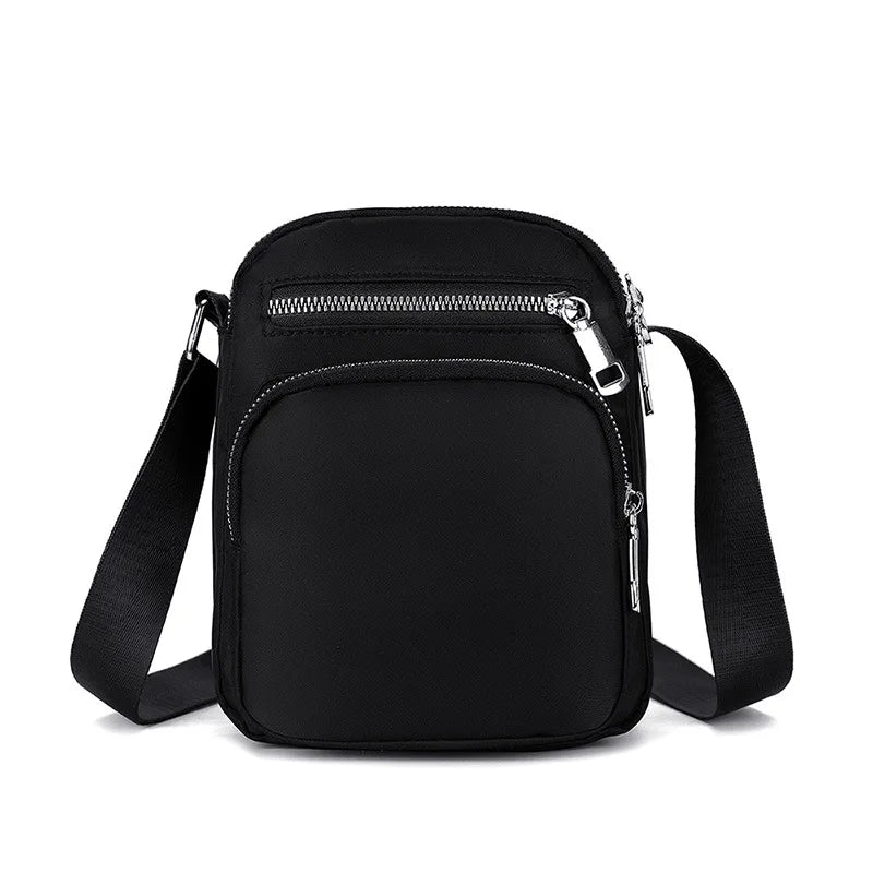 Casual Small Flap Crossbody Bag Phone Purse Waterproof Nylon