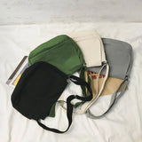 Casual Canvas Shoulder Bag Large Women Crossbody Messenger Bag