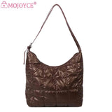 Casual Shoulder Handbags Nylon Top-handle Bag Quilted Clutch Handbag