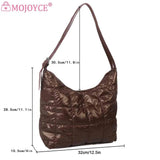 Casual Shoulder Handbags Nylon Top-handle Bag Quilted Clutch Handbag