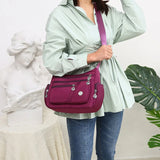 Casual Shoulder Messenger Bag Waterproof Nylon Crossbody Large Capacity Handbag