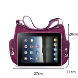 Casual Shoulder Messenger Bag Waterproof Nylon Crossbody Large Capacity Handbag