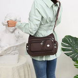 Casual Shoulder Messenger Bag Waterproof Nylon Crossbody Large Capacity Handbag