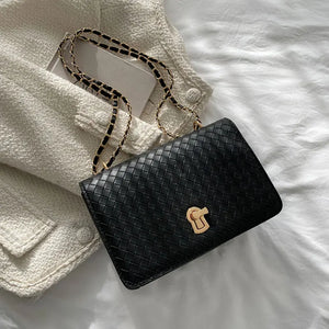 Casual Handbag Women High Pu Leather Shoulder Bag Winter Crossbody Bag