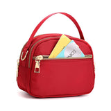 Casual Women's Tote Shoulder Bag Double Layer Shopping Zipper Handbags