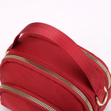 Casual Women's Tote Shoulder Bag Double Layer Shopping Zipper Handbags
