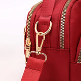 Casual Women's Tote Shoulder Bag Double Layer Shopping Zipper Handbags