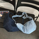 Casual Simplicity Large Shoulder Bags Women Canvas High Capacity Shopping bag