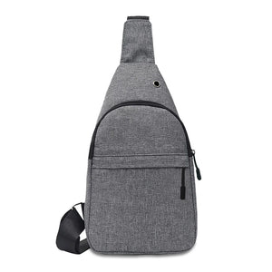 Avocado Print Small Backpack Chest pack Earphone Hole Girls Crossbody Bag