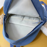Casual Small Backpacks Women Solid Shoulder Bag Nylon Teenage Girl School Bag