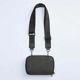 Casual Small Box Ladies Messenger Bag PU Leather Wide Shoulder Strap