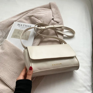 Casual Small Handbags For Women High Pu Leather One Shoulder Bags Square Female