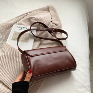 Casual Small Handbags For Women High Pu Leather One Shoulder Bags Square Female