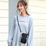 Small Shoulder Bag Women Cell Phone Pocket Waterproof Nylon Handbag