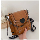 Casual Small Square Bag Female Autumn Wild Texture Messenger Bag