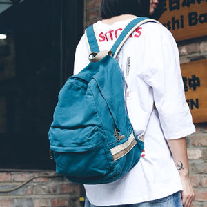 Canvas Women Backpack Large Capacity Travel Bag School Laptop Mochilas