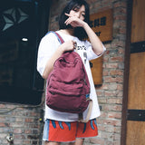 Canvas Women Backpack Large Capacity Travel Bag School Laptop Mochilas
