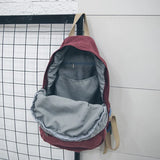 Canvas Women Backpack Large Capacity Travel Bag School Laptop Mochilas