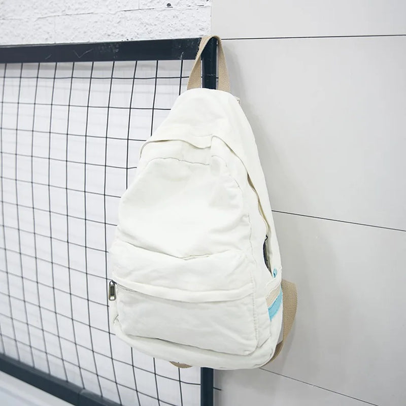 Canvas Women Backpack Large Capacity Travel Bag School Laptop Mochilas