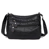 Womens Soft Leather Crossbody Bag