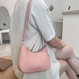 Casual Flap Bag Women PU Leather Shoulder Handbag Lady Tote Purse