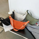 Casual Nylon Hobos Bag Large Capacity Travel Shoulder Crossbody Bag