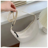 Casual Nylon Hobos Bag Large Capacity Travel Shoulder Crossbody Bag