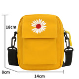 Casual Daisy Canvas Women Bag Small Shoulder Bag Handbag