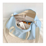Casual Sports Style Nylon Fitness Bag Large Capacity Waterproof Handbag