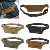 Casual Canvas Waist Pack Anti-theft Chest Bag for Men and Women