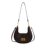 Stone Print Hand Carrying Dumpling Bag - Female Shoulder Bag