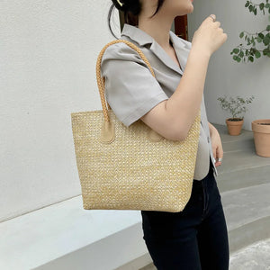 Straw Bag for Women Big Capacity Beach Holiday Style Handbag
