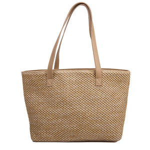 Straw Shoulder Bag Large Capacity Tote Lady Purses