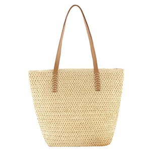 Straw Woven Handbags Summer Beach Women Shoulder Underarm Bags