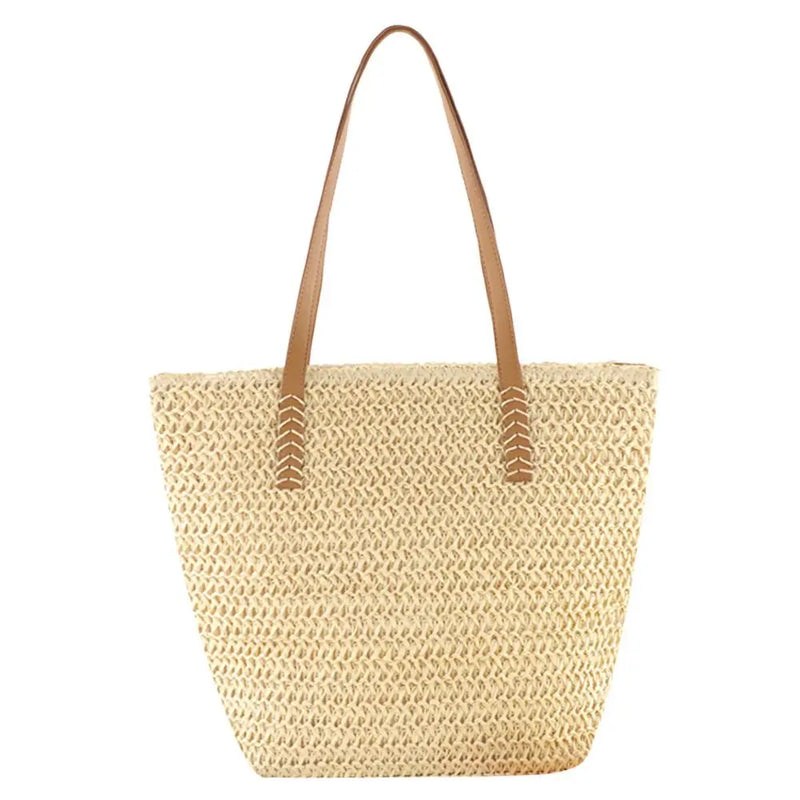 Straw Woven Handbags Summer Beach Women Shoulder Underarm Bags