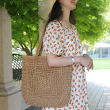 Straw Woven Handbags Summer Beach Women Shoulder Underarm Bags