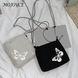 Casual Streetwear Crossbody Bag Women Butterfly Reflective Small Shoulder Handba