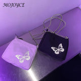 Casual Streetwear Crossbody Bag Women Butterfly Reflective Small Shoulder Handba