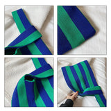 Casual Stripe Pattern Shoulder Bag Women Handbag