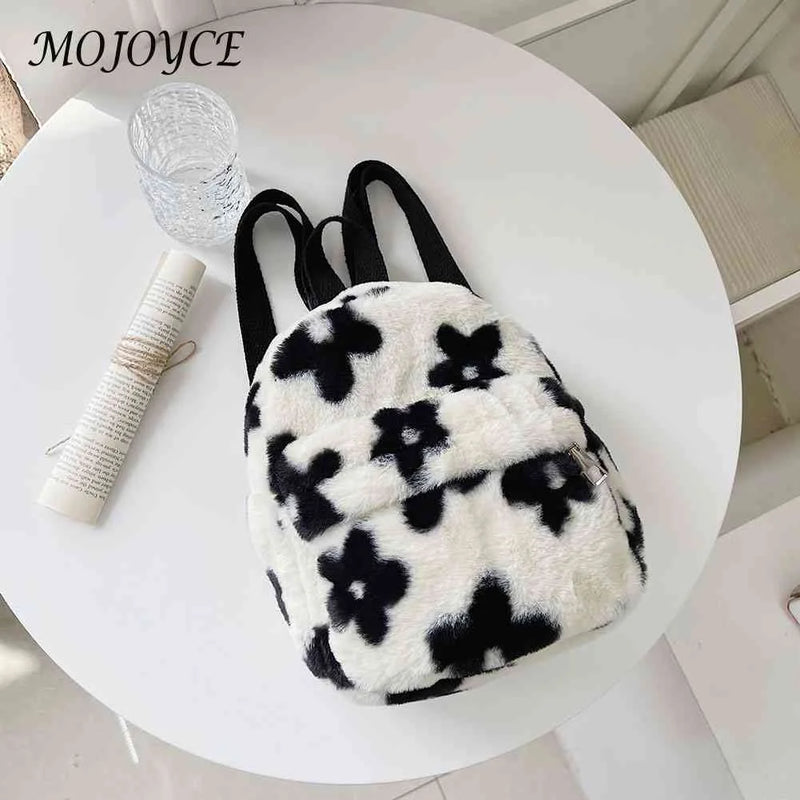 Women's Floral Printed Mini Backpack for Summer