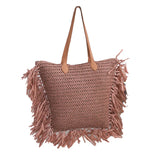 Tassel Straw Bag Paper Woven Women Shoulder Bags Lady Handbags