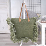 Tassel Straw Bag Paper Woven Women Shoulder Bags Lady Handbags