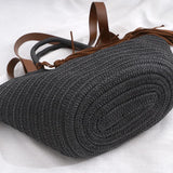 Tassel Straw Bag Woven Shoulder Purse Bohemian Beach Tote