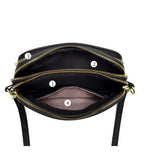 Casual Three Layer Lozenge Shoulder Bag For Women