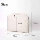 Women's Canvas Tote Bag for Work Laptop Tablet Document